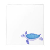 Lila Turtle Notizblock (Vorderseite)