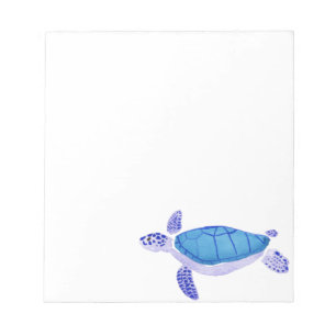 Lila Turtle Notizblock