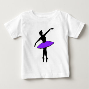 Lila Tutu Ballerina Ballerina Tanz Baby T-shirt