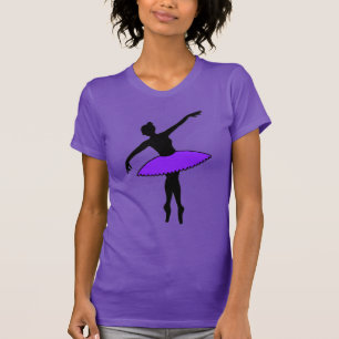 Lila Tutu Ballerina Ballett Tanzlehrer Geschenk T-Shirt