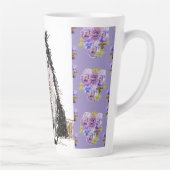 Lila Tuxedo Katzen Tasse (Rechts)