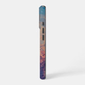 Lila Twilight am See iPhone 16 Hülle (Linke Seite)