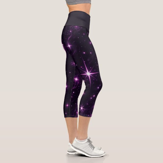Lila Twilight Capri Leggings (Rechts)