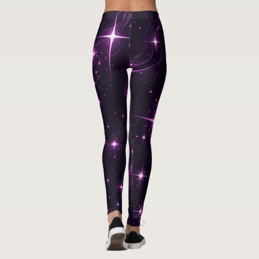 Lila Twilight Leggings (Rückseite)