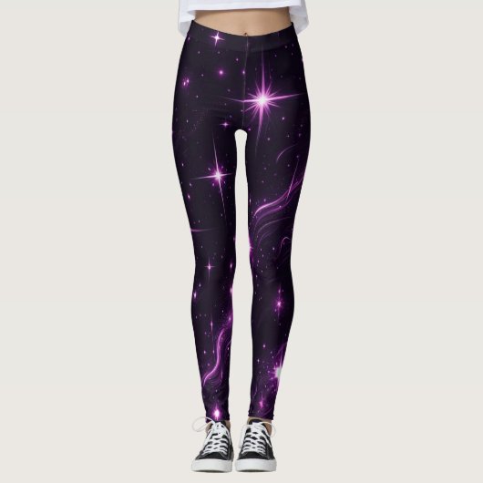 Lila Twilight Leggings (Vorderseite)