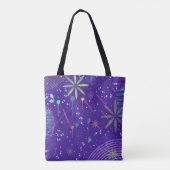 Lila Twilight-Party Tasche (Rückseite)