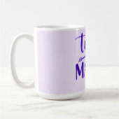 Lila Twin Mama Kaffeetasse (Links)