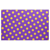 Lila u. gelbe Polka-Punkte Stoff (Yard (91,4 cm))