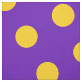 Lila u. gelbe Polka-Punkte Stoff (Muster)