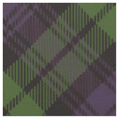 Lila u. grüner Tartan Stoff (Nahaufnahme)
