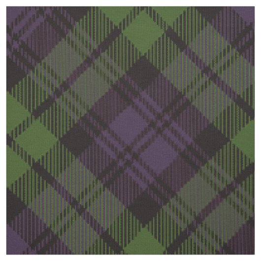 Lila u. grüner Tartan Stoff (Muster)