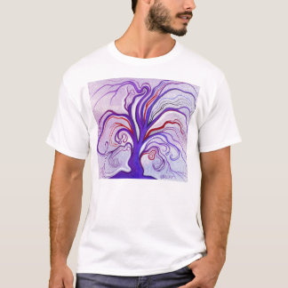 Lila u. Lavendel-Baum T-Shirt