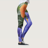 Lila u. orange Stiefmütterchen mit grünem Leggings (Rechts)