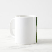 Lila u. weißer Pansy Kaffeetasse (Vorderseite Links)