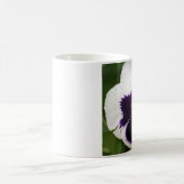 Lila u. weißer Pansy Kaffeetasse (Mittel)