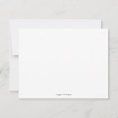 Lila UAWG am Strand von Starfish RSVP Karte (Rückseite)