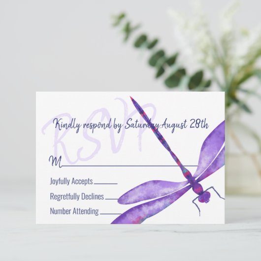 Lila UAWG Hinweiskarte (Stehend Vorderseite)