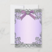 Lila UAWG RSVP Karte (Rückseite)