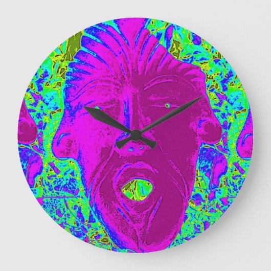 lila Uhr (Vorderseite)