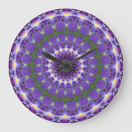 Lila Uhr Iris Kaleidoskop