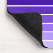 lila Uhr Mousepad (Ecke)