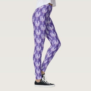 Lila ultra violettes Irismuster Leggings
