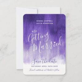 Lila ultraviolette Karten der modernen Kunst Save