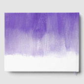 Lila ultraviolette Kunst - 16 . Geburtstag-Brauch Gästebuch (Rückseite)