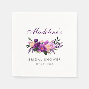 Lila ultraviolettes Brautparty P Serviette