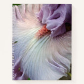 Lila, unabhängig von Irise Floral Notizblock (Vorderseite)