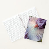 Lila, unabhängig von Irise Floral Notizblock (Innenseite)