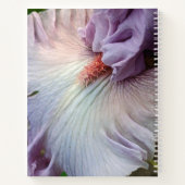 Lila, unabhängig von Irise Floral Notizblock (Rückseite)