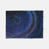 Lila und abstraktes Malen Fleecedecke (Vorderseite (Horizontal))
