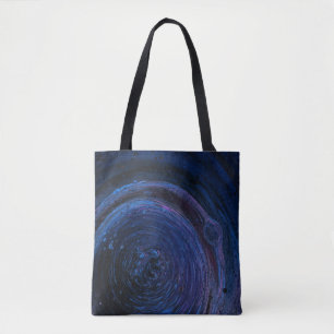 Lila und abstraktes Malen Tasche