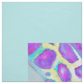 Lila und Aqua-Giraffen groß Stoff (Muster)