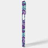 LILA- UND AQUA-PAISLEY-MUSTER Case-Mate iPhone HÜLLE (Rückseite / Rechts)