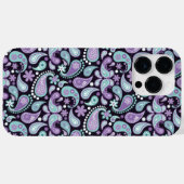 LILA- UND AQUA-PAISLEY-MUSTER Case-Mate iPhone HÜLLE (Rückseite (Horizontal))