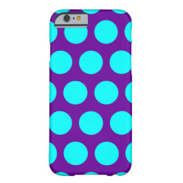 Lila und Aqua Polka Dots Case-Mate iPhone 14 Hülle