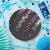 Lila und Aqua Reflections Paper Party Teller (Party)