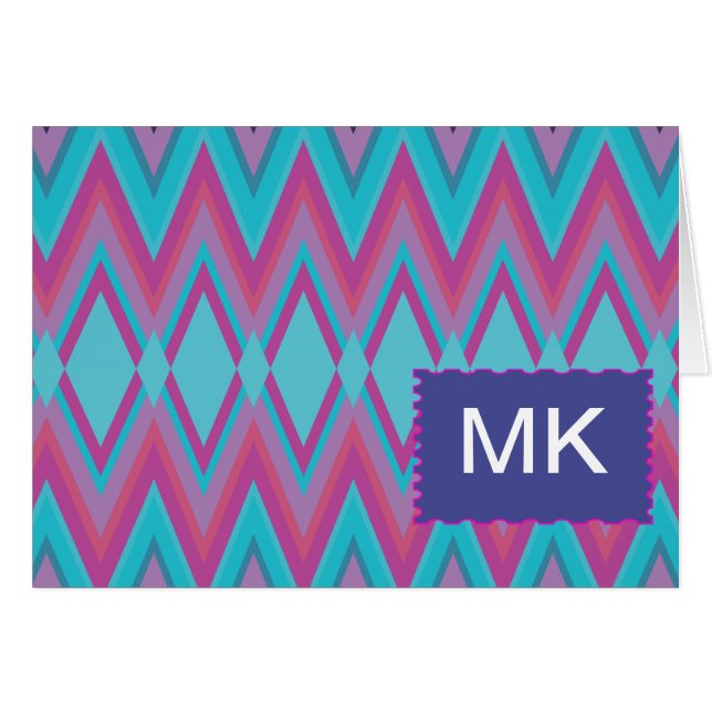 Lila und Aqua-Stämme (Vorderseite (Horizontal))