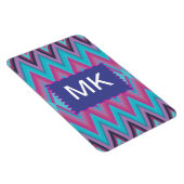 Lila und Aqua-Stämme Magnet (Rechte Seite)