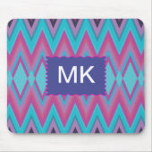 Lila und Aqua-Stämme Mousepad (Vorne)