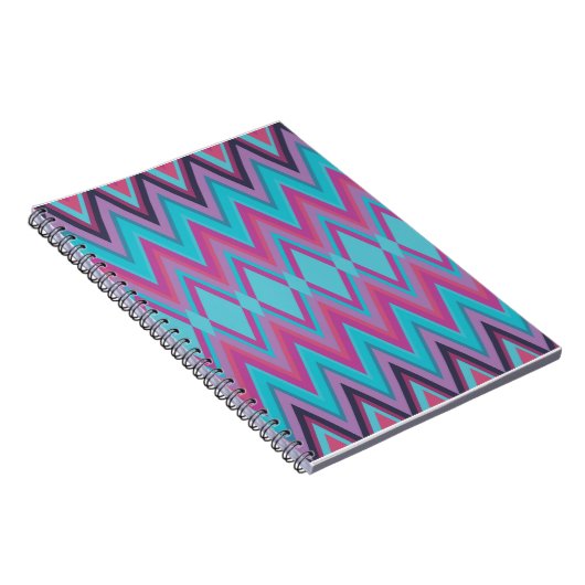 Lila und Aqua-Stämme Notizblock (Rechte Seite)