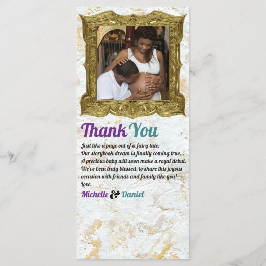 Lila und Aquamarine Speisekarten Menükarte (Rückseite)