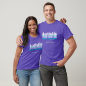 Lila und Aquamarines Autistisches Shirt (Unisex)
