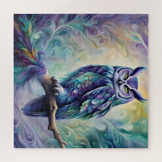 Lila und Aquamarines Ei Puzzle (Horizontal)