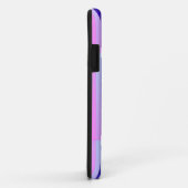 Lila und Aquamarines Einzelsterndesign Case-Mate iPhone Hülle (Hinten/Rechts)