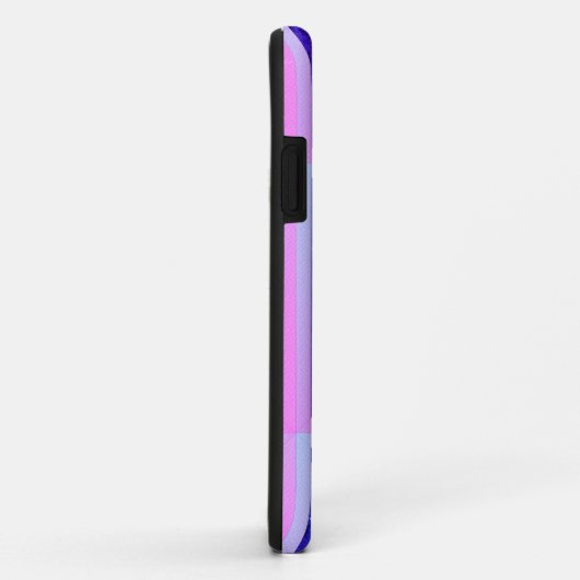 Lila und Aquamarines Einzelsterndesign Case-Mate iPhone Hülle (Hinten/Rechts)