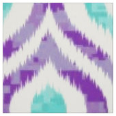 Lila und aquamarines ikat Muster Stoff (Muster)