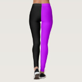 Lila und Black Jester Leggings (Rückseite)